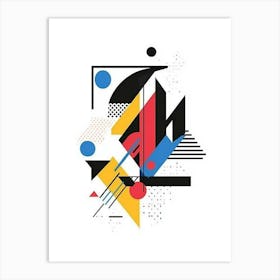 Abstract Geometric Pattern 14 Art Print