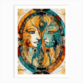 Castor and Pollux Art Print