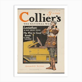 Collier's, Automobile Section, Edward Penfield Art Print