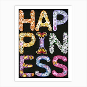 Happiness Art Print