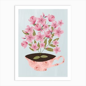 Fleur Rose Art Print