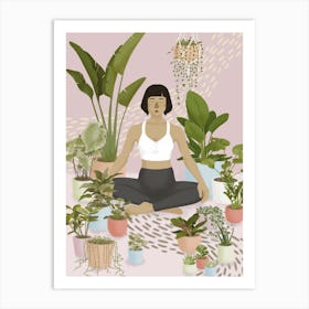Emily Meditation Art Print