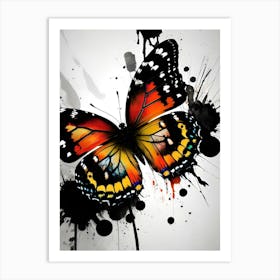 Butterfly Painting 201 Art Print