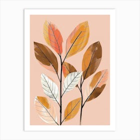 Autumn Leaves 80 Art Print