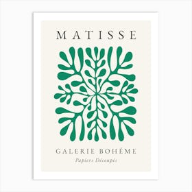 Matisse Green Leaf Print 2 Art Print