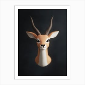 Antelope Head Art Print