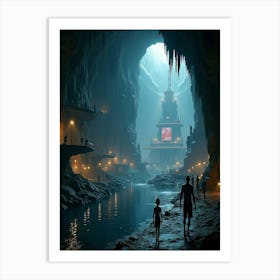 Caves Art Print