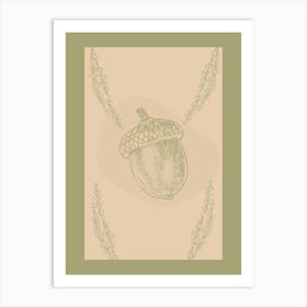 Acorn Art Print