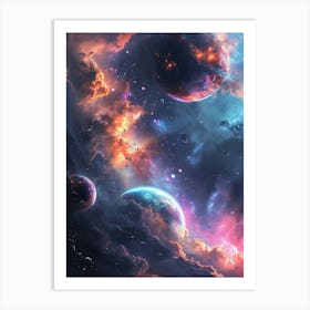 Galaxy Wallpaper 2 Art Print