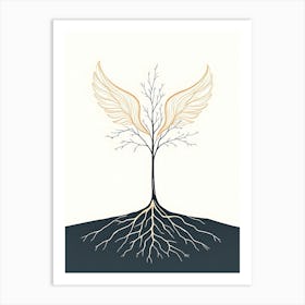 Roots And Wings Art Print