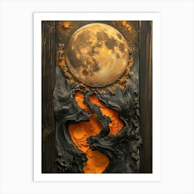 Lava Moon Art Print