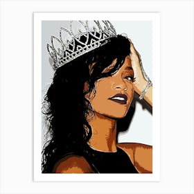 Rihanna Art Print