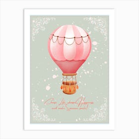 Hot Air Balloon Art Print