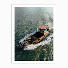 On The Waterways Of Vietnam Art Print