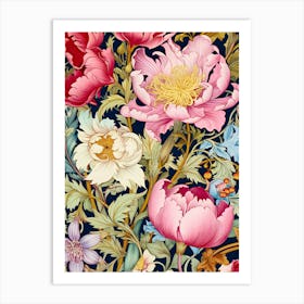 Floral Wallpaper 62 Art Print