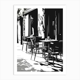 Cafe In Paris 1 Art Print