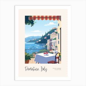 Portofino Cat On A Window 3 Italian Summer Collection Art Print