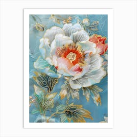 Chinese Floral Painting 8 Art Print