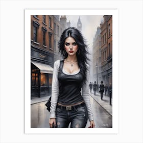 London Girl Art Print