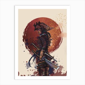 Samurai Warrior Art Print