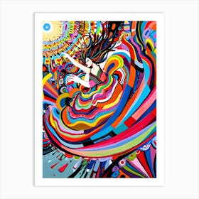 Abstract Painting 702 Art Print