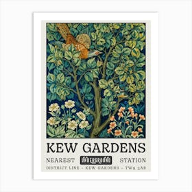 William Morris Kew Gardens Pheasant Art Print