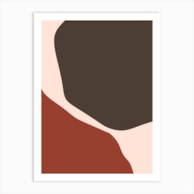 Abstract Minimalist Painting 1 Art Print