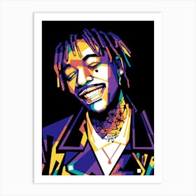 Wiz Khalifa Wpap Art Print