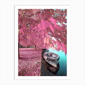 Pink Trees Art Print