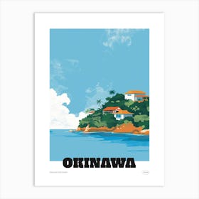 Okinawa Japan 2 Colourful Travel Poster Art Print