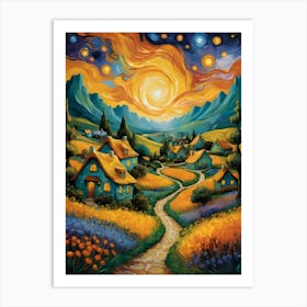 Starry Night 1 Art Print