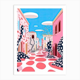 Viareggio, Italy, Illustration In The Style Of Pop Art 3 Art Print