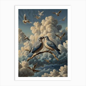 Birds In The Sky Art Print