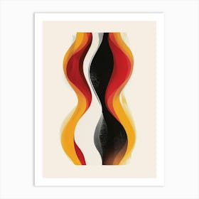 Wavy Lines 11 Art Print