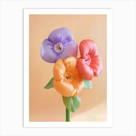 Dreamy Inflatable Flowers Wild Pansy 2 Art Print