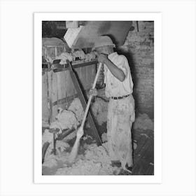 Untitled Photo, Possibly Related To Working Levers For Baling Machine In Cotton Seed Oil Mill, Mclennan County Art Print
