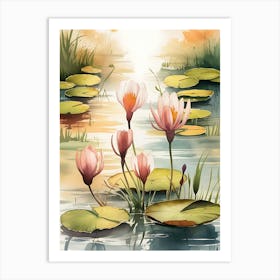 Water Lilies 11 Art Print