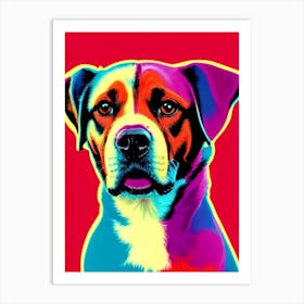 Norwegian Buhund Andy Warhol Style Dog Art Print