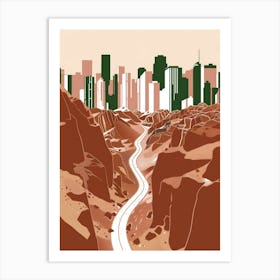 Road To Las Vegas Art Print