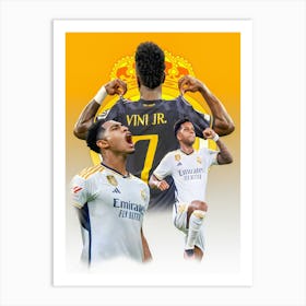 Real Madrid Cf Art Print