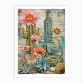 Cactus Garden 8 Art Print