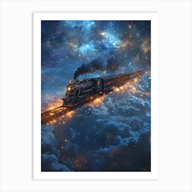 Train In The Sky 9 Art Print