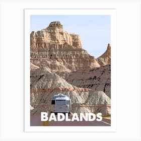 Badlands, National Park, Nature, USA, Wall Print, Art Print