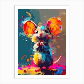 Mouse Painting Art Print