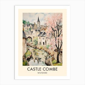 Castle Combe (Wiltshire) Painting 1 Travel Poster Art Print