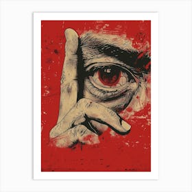 Man'S Eye Art Print