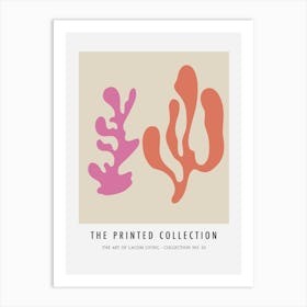 Matisse Lagom Orange Pink Art Print Art Print