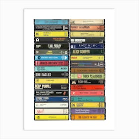 1972 Music - Cassette Print - Born in '72 Art Print