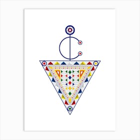 The Symbol of Moroccan Berber Art Print