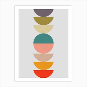 Art of circles in harmony 1 1 Art Print